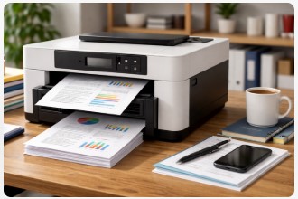 what is duplex printing example showing double sided document output