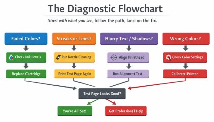 Printer troubleshooting Flowchart