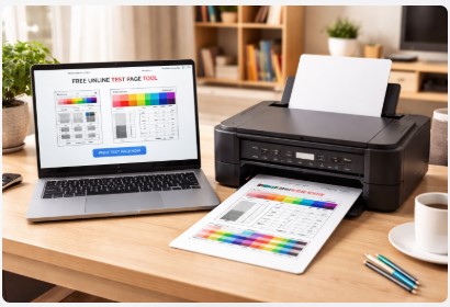 free online test page tools printer diagnostic print page