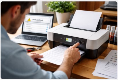 printer test page not printing fix troubleshooting guide